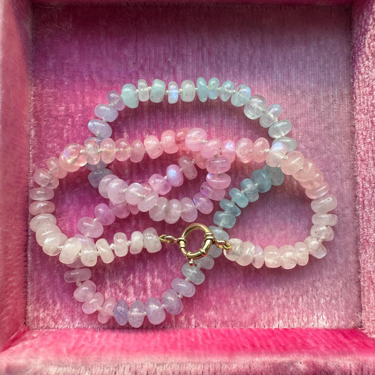 Rainbow Moonstone necklace