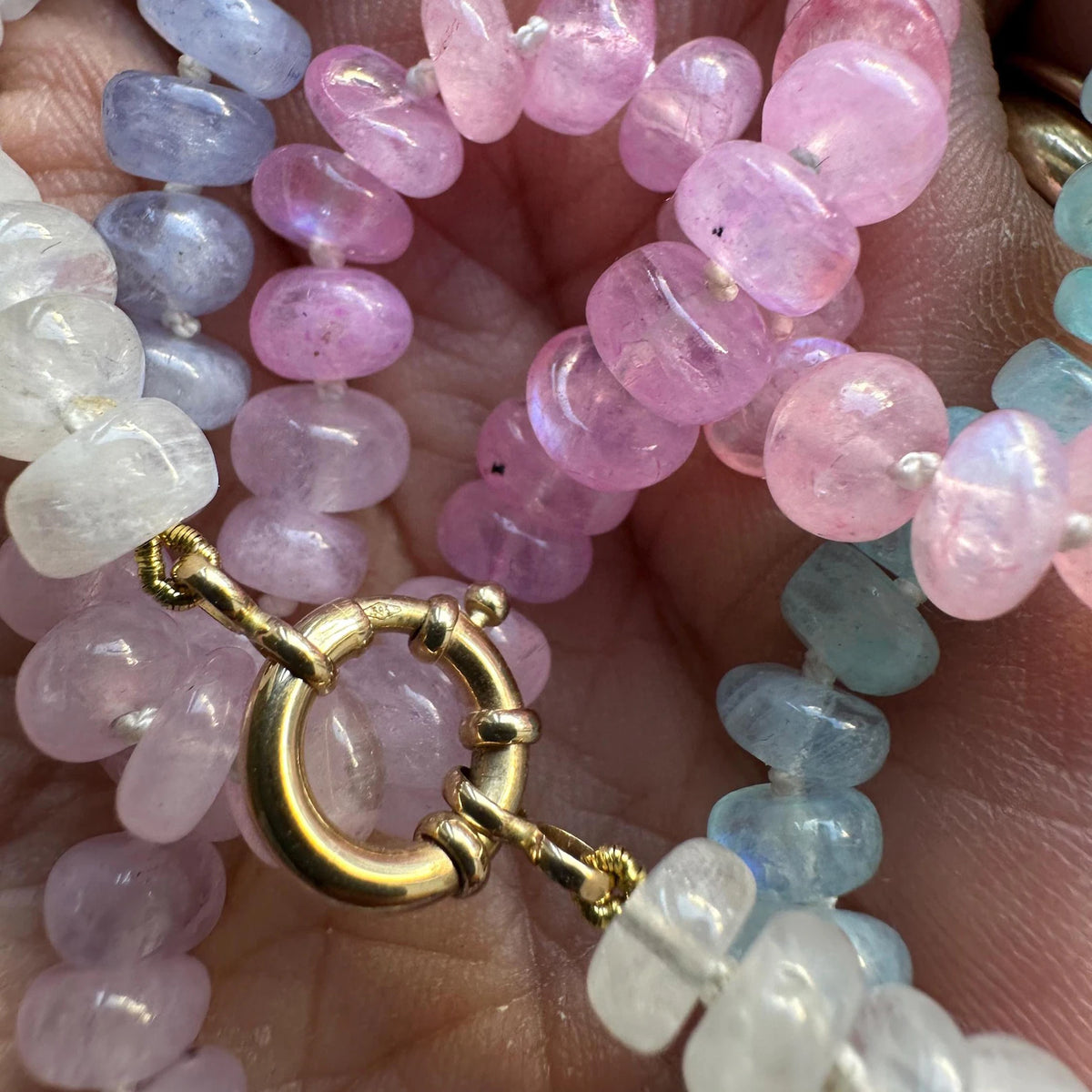 Rainbow Moonstone necklace