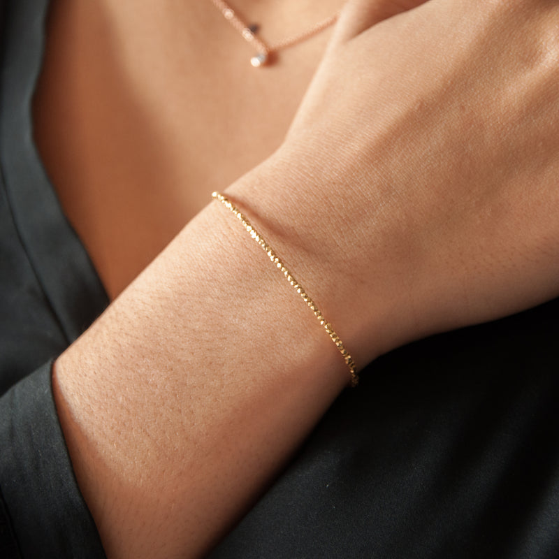 Gold Essential bead bracelet - Vivien Frank Designs