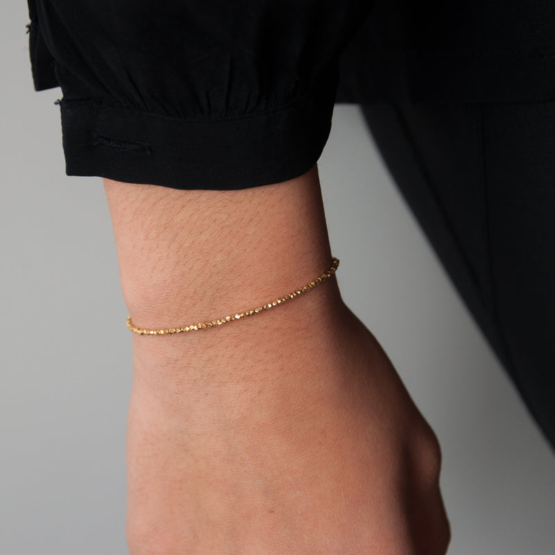 Gold Essential bead bracelet - Vivien Frank Designs