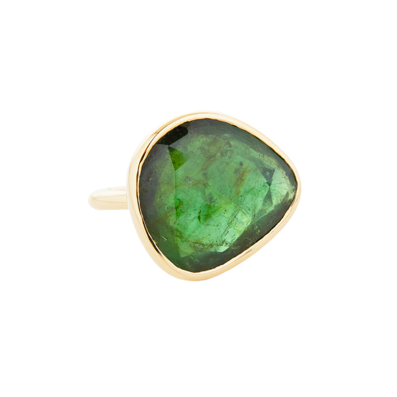 Green Tourmaline Ring