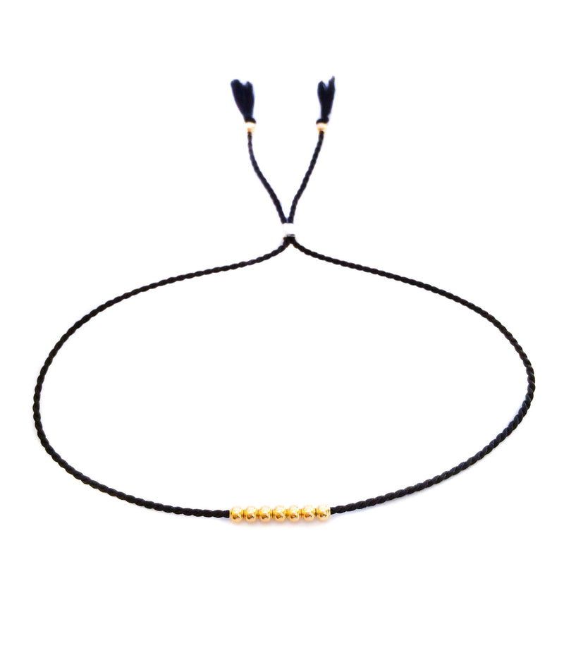 14k Gold Silk bead bracelet
