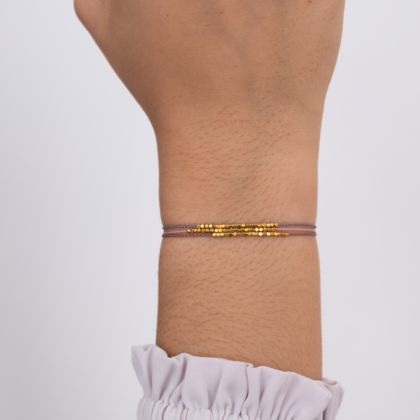 Solid Gold Friendship bracelet 18k