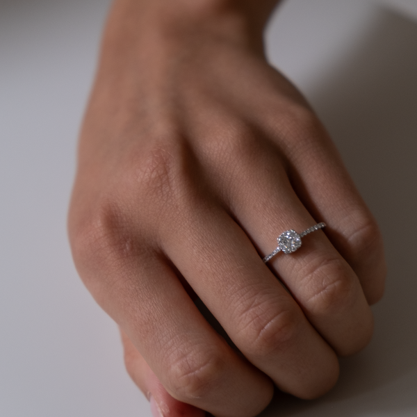 Diamond Cluster ring