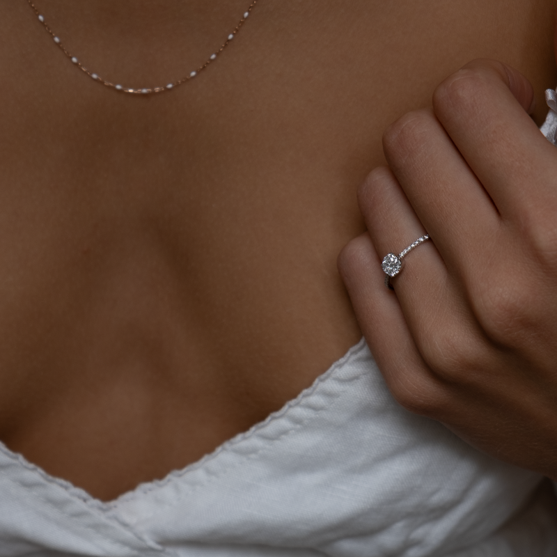Diamond Cluster ring