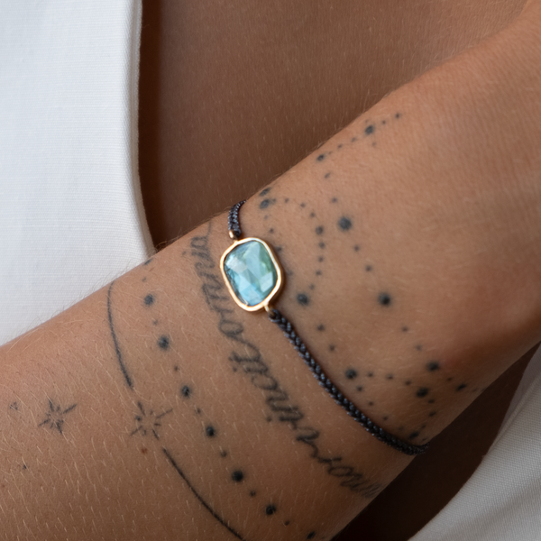 14k gold Tourmaline Blue Tourmaline bracelet 2.34ctw – Vivien