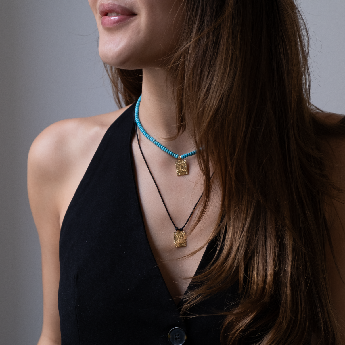 14k gold pendant necklace - God is Good necklace