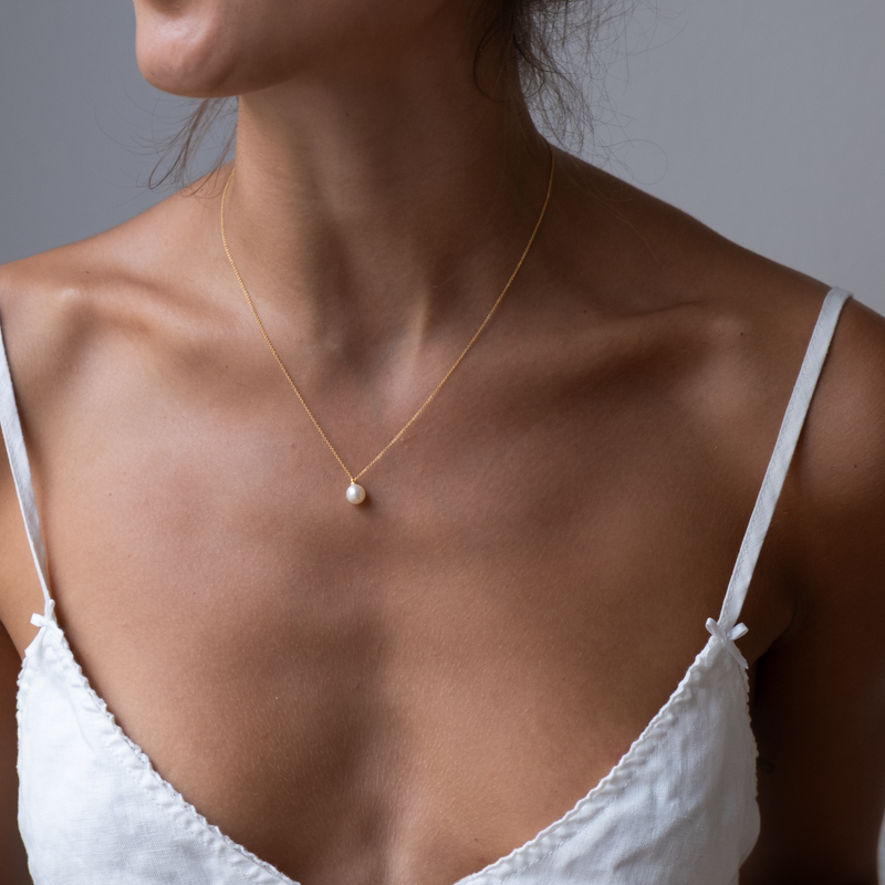 14k Pearl necklace
