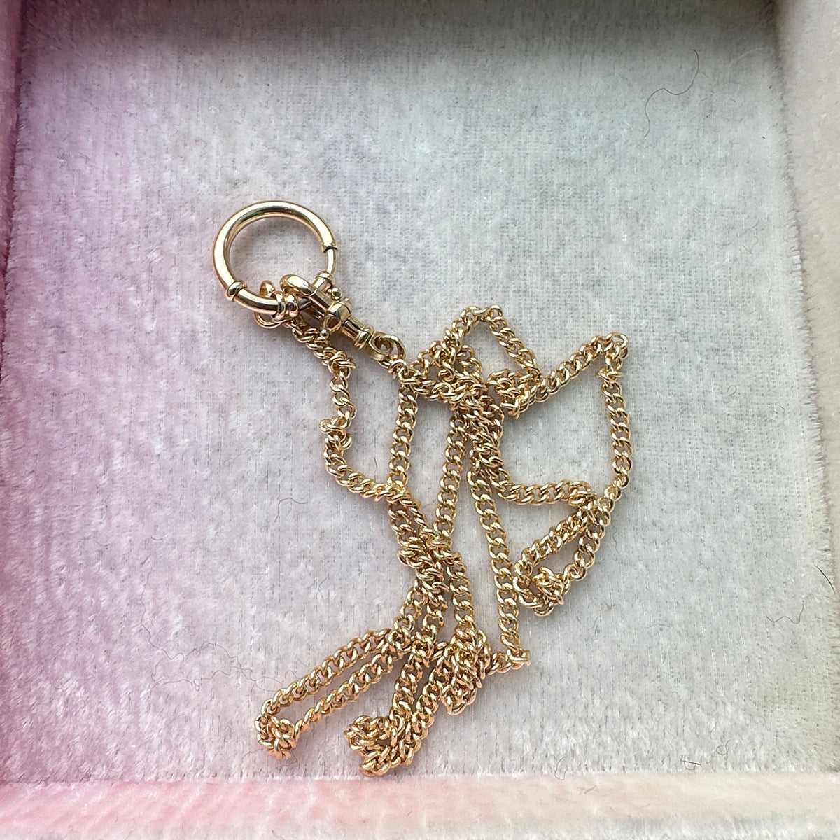14k solid gold watch chain Necklace