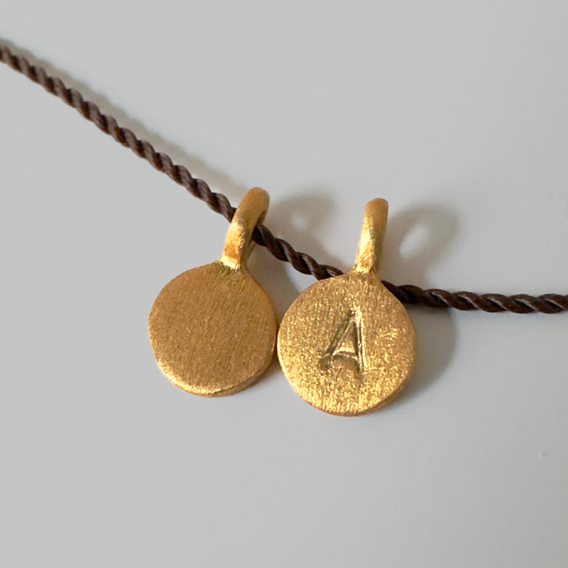14k Gold Initial Necklace