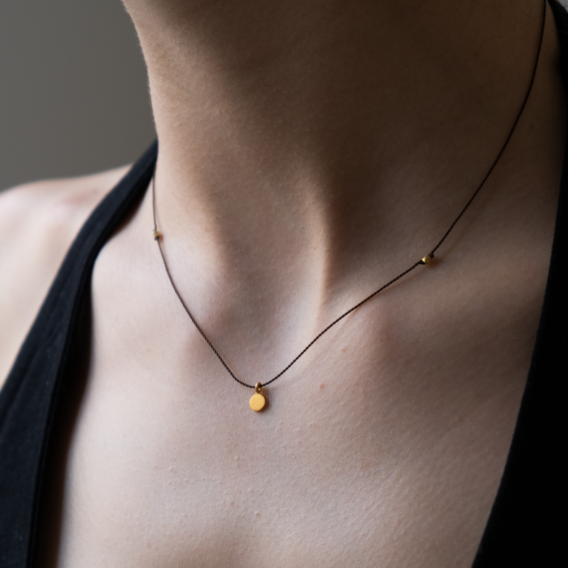 14k Gold Initial Necklace