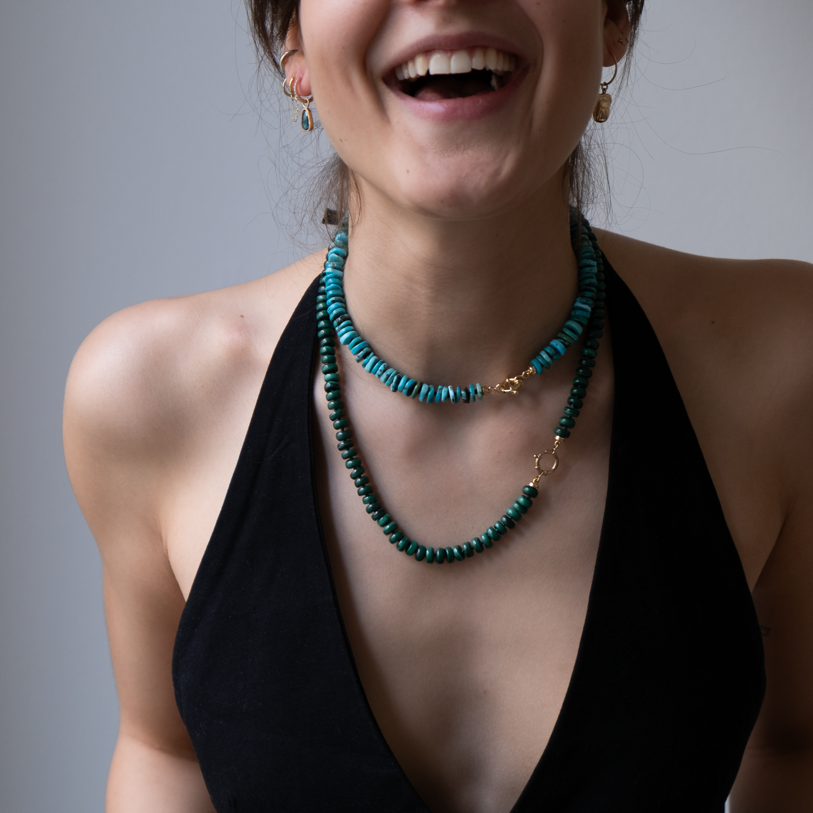 Kingman Arizona Turquoise Necklace – Vivien Frank Designs