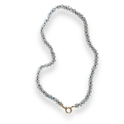 knotted moonstone necklace