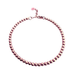 Rose gold bead bracelet