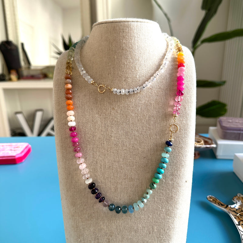 Buy Multi Color Stone Necklace Online - Accessorize India