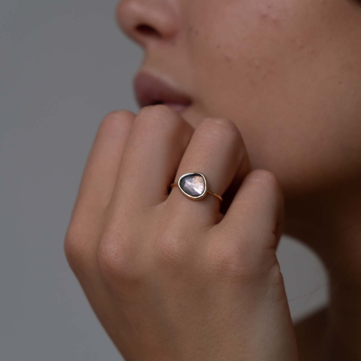 Taupe Tourmaline Faye Ring