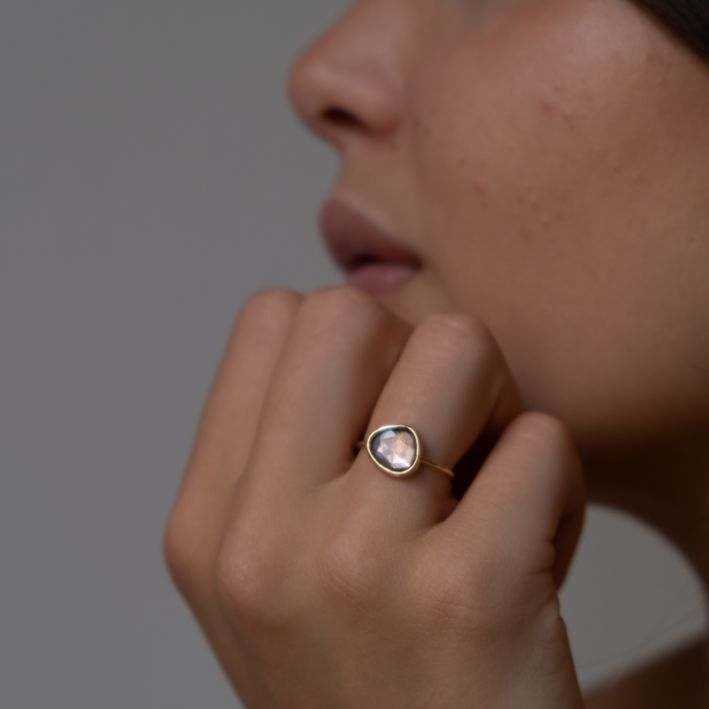 Taupe Tourmaline Faye Ring