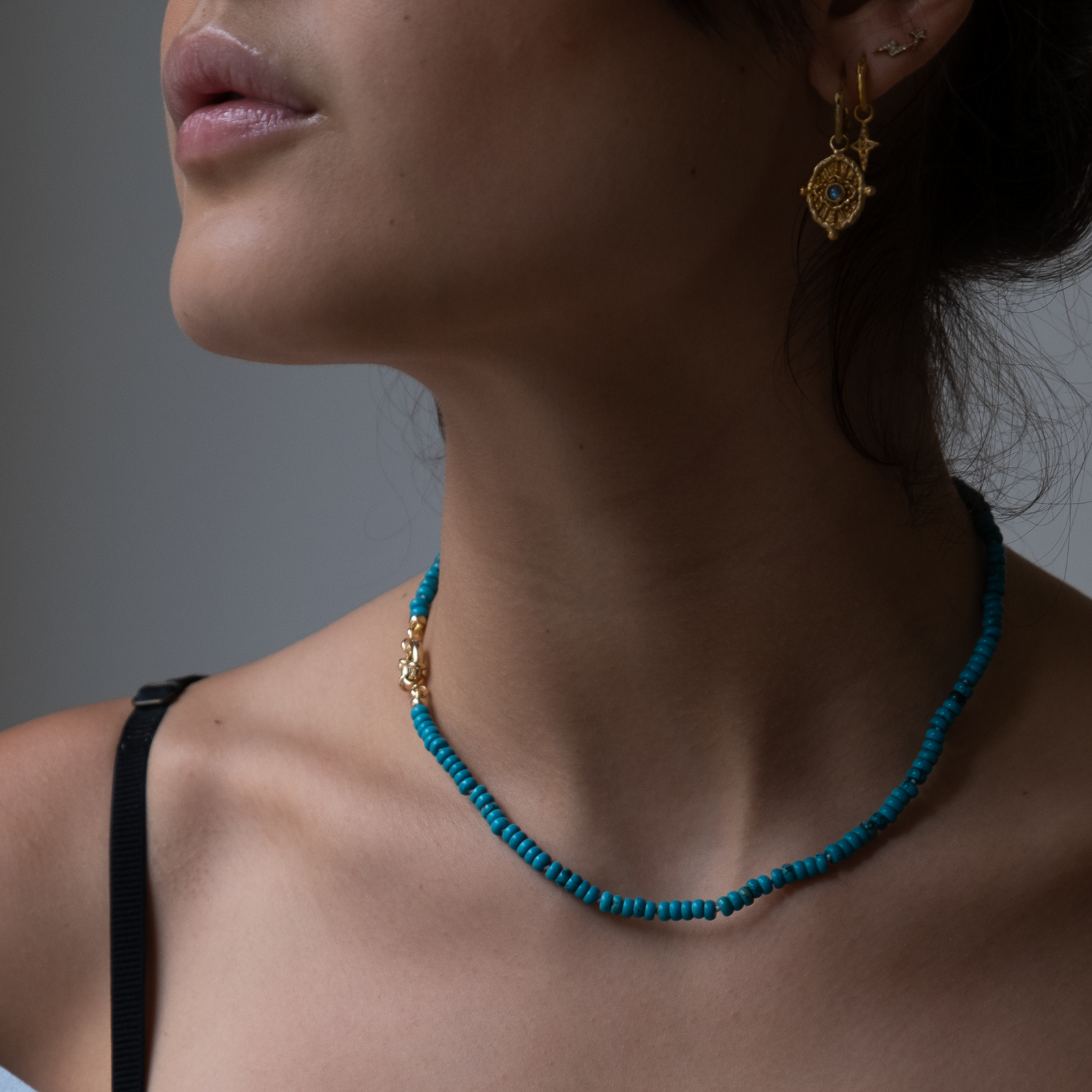 Knotted Turquoise necklace – Vivien Frank Designs