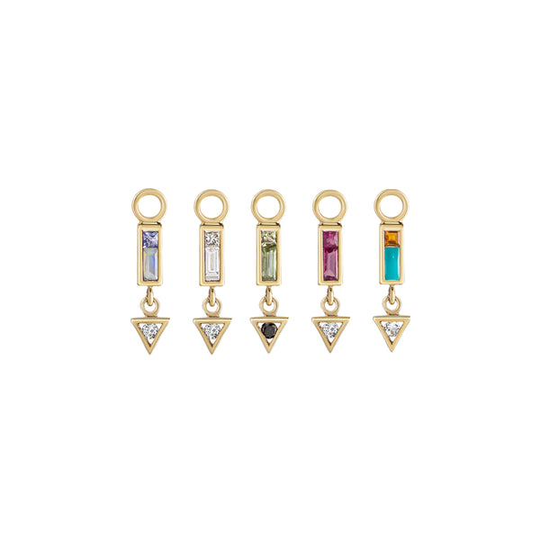 Mini Gemstone arrow plaques