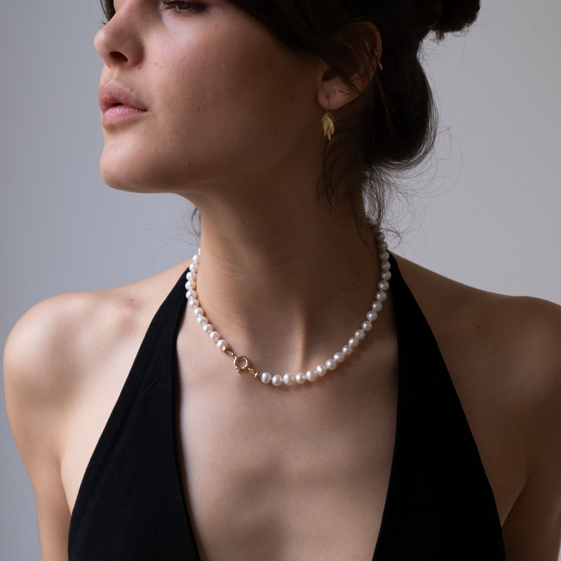 Fresh Water Pearl Choker necklace 7mm