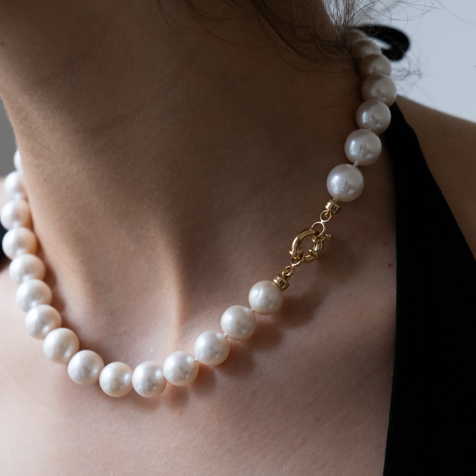 Fresh Water Pearl Necklace 10.5mm – Vivien Frank Designs