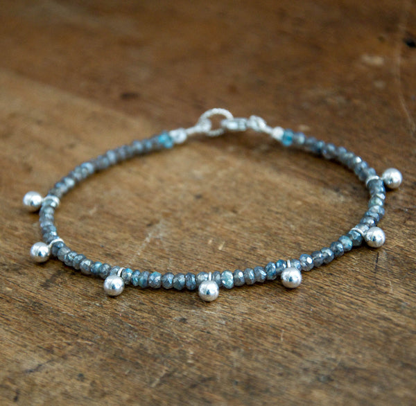 Labradorite Ball Bracelet - Vivien Frank Designs