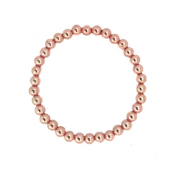 Gold Beaded Bracelet - Rose Gold - Vivien Frank Designs