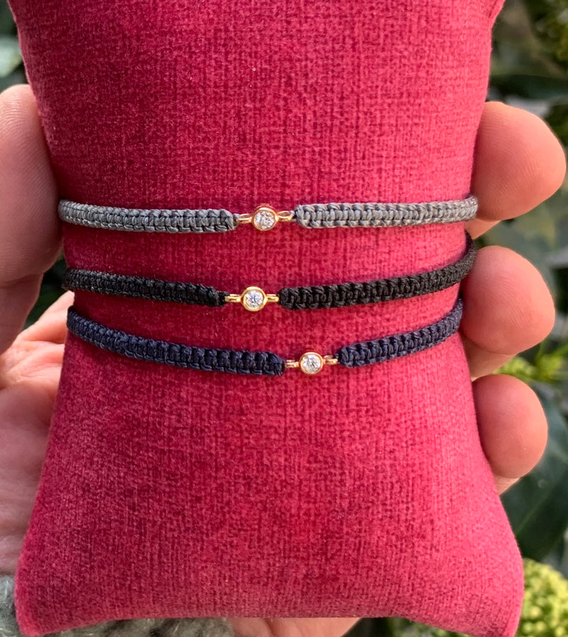 Diamond friendship bracelet 14k
