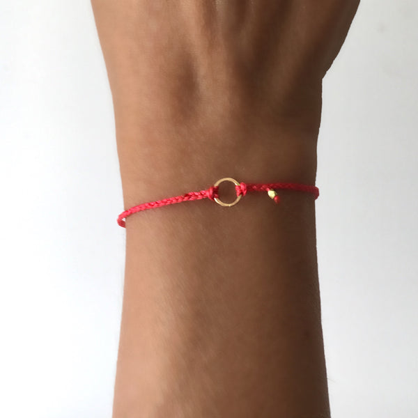 Braided Karma Bracelet in 14k gold - Vivien Frank Designs