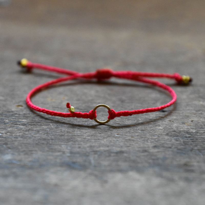 Braided Karma Bracelet in 14k gold - Vivien Frank Designs