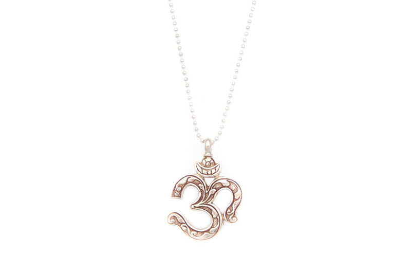 OM Necklace Sterling silver - Vivien Frank Designs