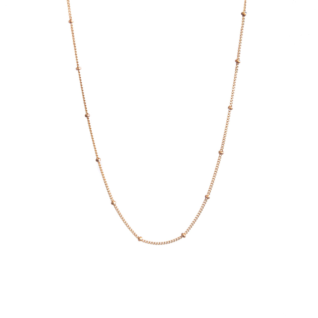Beaded satellite chain necklace discount