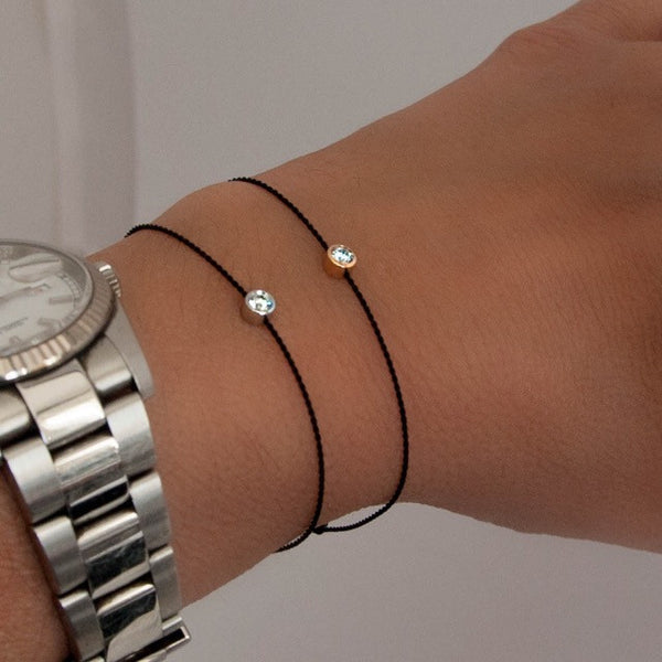 Solo Diamond Bracelet - Small - Vivien Frank Designs