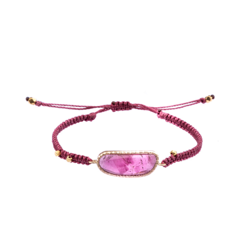 Pink online tourmaline bracelet