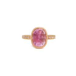 Stella Ring pink tourmaline - Vivien Frank Designs
