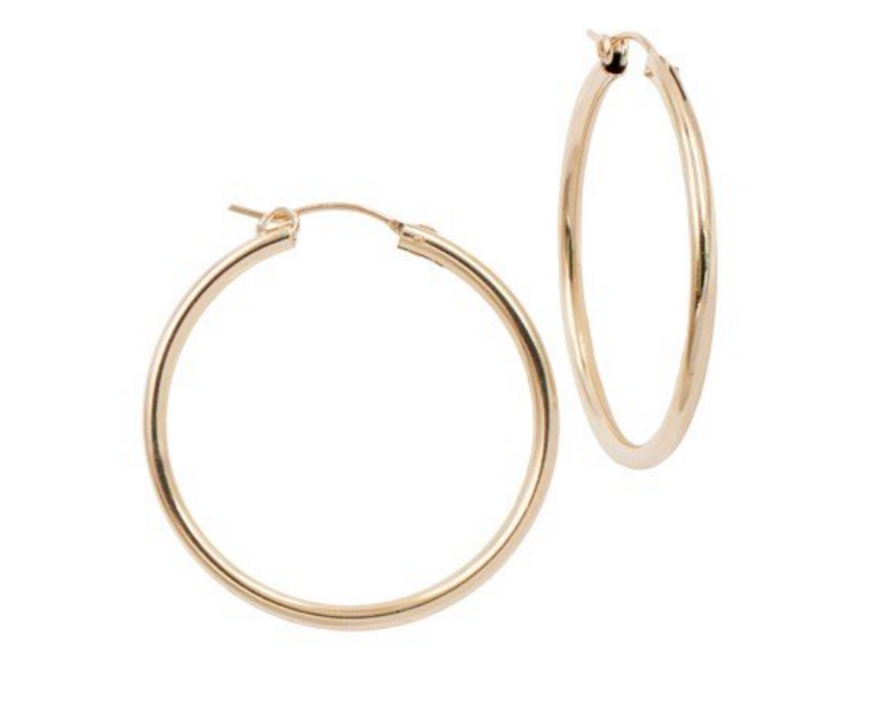 14k Gold Hoop Earrings