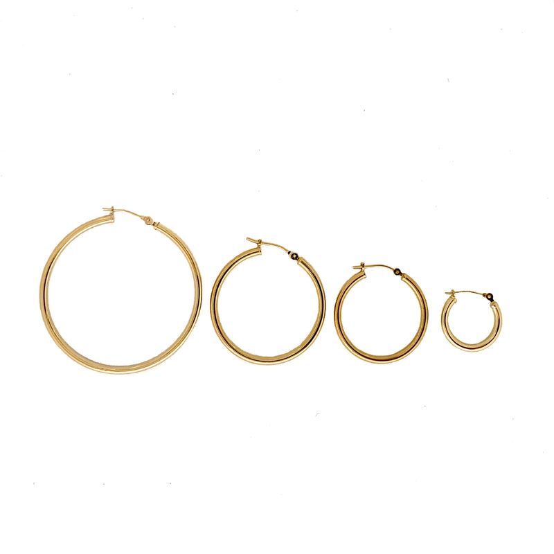 14k Gold Hoop Earrings
