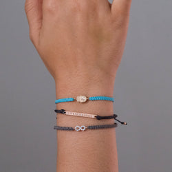 Diamond Bar Bracelet Cord