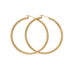 Gold Hoop Earrings 14k