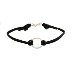 Leather Circle Bracelet - Vivien Frank Designs