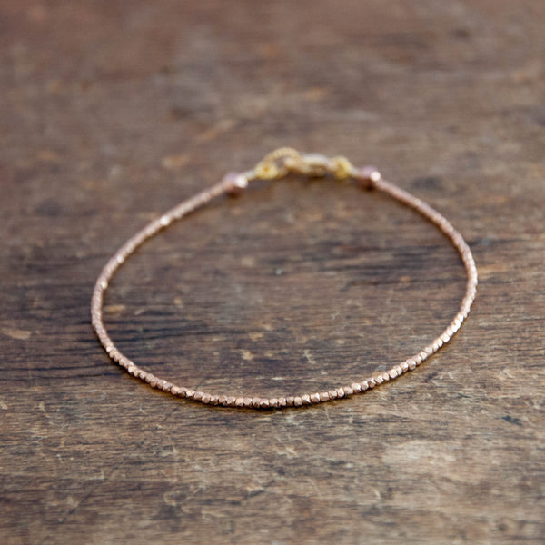 Rose Gold Essential bracelet - Vivien Frank Designs