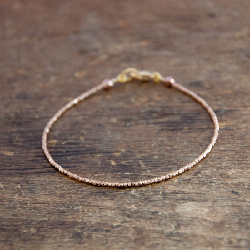 Rose Gold Essential bracelet - Vivien Frank Designs