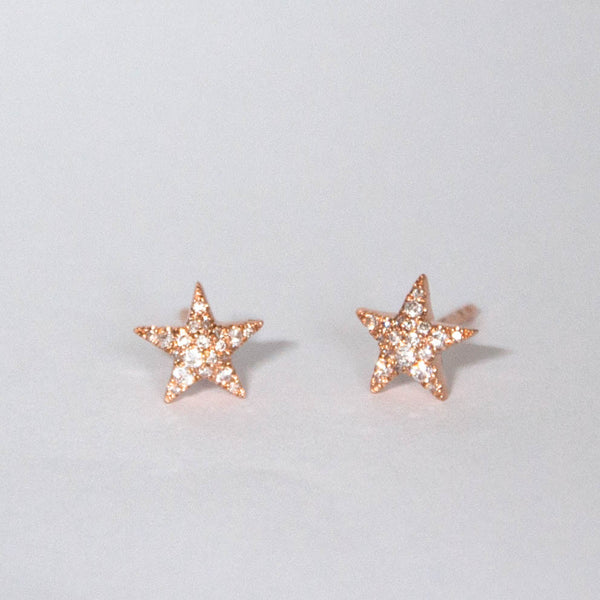 Diamond Star earrings - Vivien Frank Designs