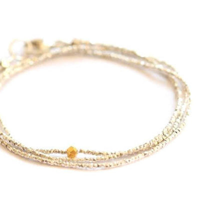 アクセサリー Silver Beaded Bracelet / Medium Essential_Triple_wrap_1_grande